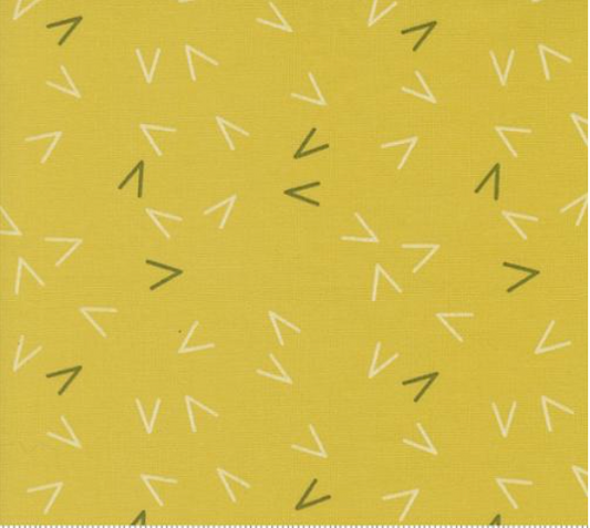 Olive You Arrows Maize Yardage