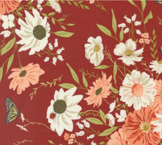 Farmstead Farm Fresh Flowers Baked Beans Yardage