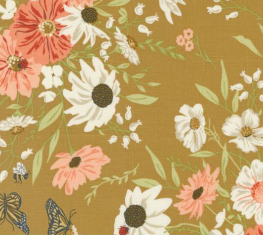 Farmstead Farm Fresh Flowers Haystack Yardage