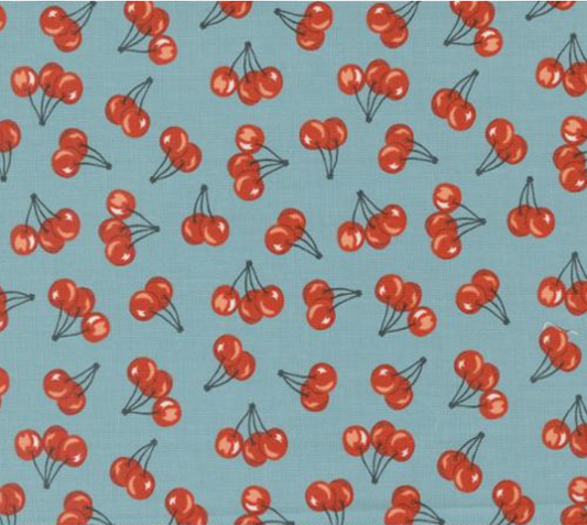 Farmstead Farm Fresh Cherries Mountain Stream Yardage