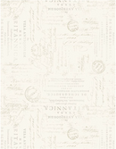 Garden Grace Script Texture Cream Yardage