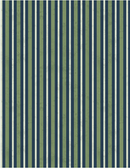 Garden Grace Vertical Stripe Navy Yardage