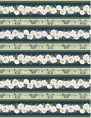 Garden Grace Repeating Stripe Multi Yardage