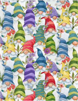 Gnome-Grown Packed Gnomes Multi Yardage