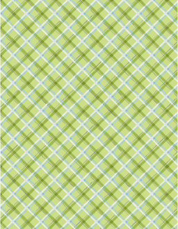 Gnome-Grown Plaid Green Yardage