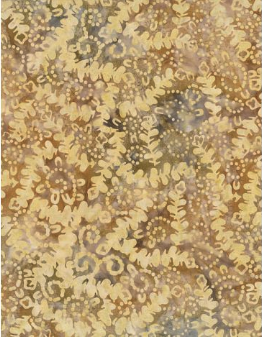 Cinnamon Twist Twirling Lines Golden Yellow Yardage