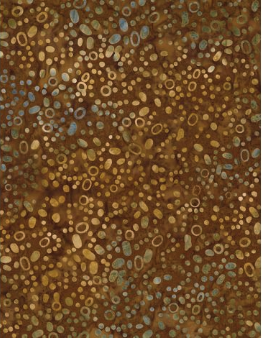 Cinnamon Twist Dotty Toss Honey Brown Yardage