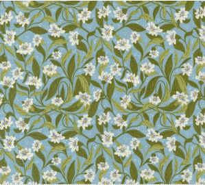 Woodland Wonder Make It Pretty Florals Sky Yardage