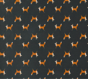 Woodland Wonder Fox Trot Midnight Yardage