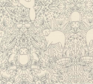 Woodland Wonder Frolic Cloud Yardage