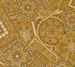 Saddle Ranch Bandana Wheat Yardage