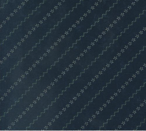 Daisy Lane All in a Row Stripes Bluebell Yardage