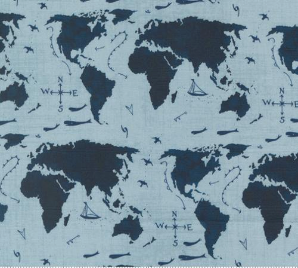 Longshore Seafarers Way Day Blue Yardage