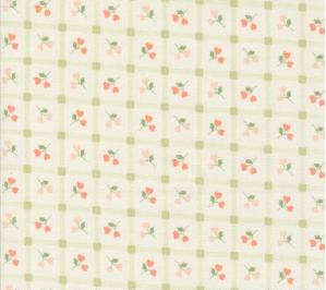Dainty Meadow Checks and Plaids Floral Porcelain Yardage