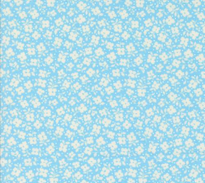 Dainty Meadow Tossed Petals Bluebell Yardage