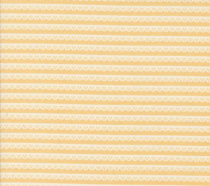 Dainty Meadow Dainty Lace Stripes Buttercup Yardage