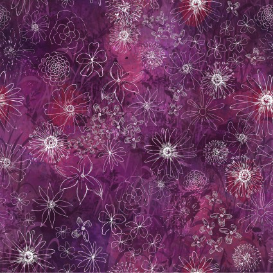 Midnight Dreams Meadow Wine Yardage