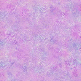 Oriental Gardens Waves Lavender Fabric