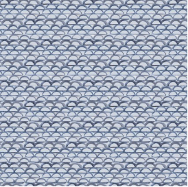 Meadow at Dusk Tonal Ditzy Allover Blue Yardage