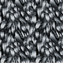 Strokes of the Wild Feathers Grey Yardage