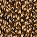 Strokes of the Wild Feathers Brown Yardage