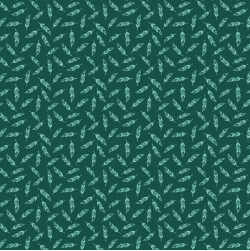 Rhapsody Feathers Teal Yardage
