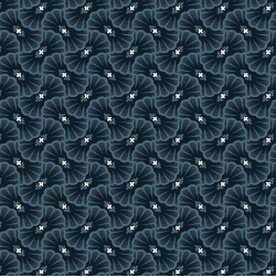 Koi Pond Lily Pad Geo Navy Yardage