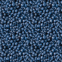 Blueberry Hill Packed Blueberries Blue Fabric