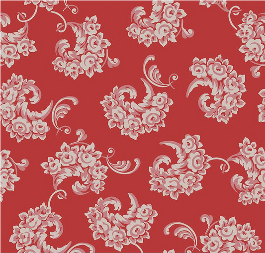 Jane Austen at Home Emma Red Yardage