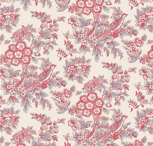 Jane Austen at Home Charlotte Cream Yardage