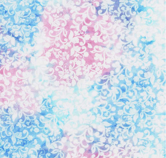 Expressions Batiks Elementals Candy Coated Wisteria Skye Yardage