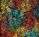 Batiks Hand Dyes Elementals Twirl & Swirl Tie Dye Yardage