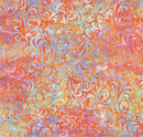 Batiks Hand Dyes Elementals Twirl & Swirl Mai Tai Yardage
