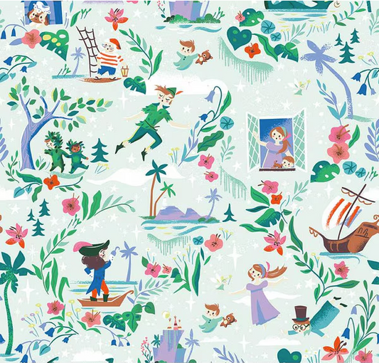 Forever Neverland Main Mist Yardage