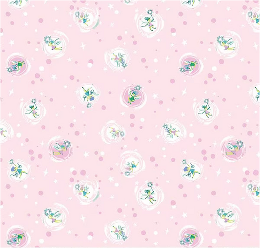 Forever Neverland Tink Pink Yardage