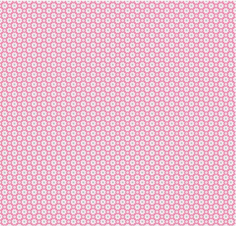 Vibrance Flowers Pink Yardage