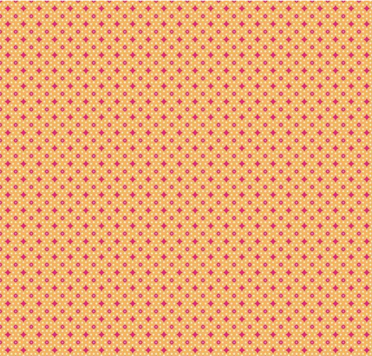 Vibrance Star Junctions Marmalade Yardage