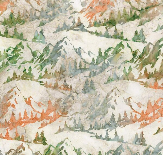Batiks Hand Dyes Places You'll Go Sand Dollar Yardage