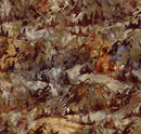 Batiks Hand Dyes Places You'll Go Mocha Chestnut Yardage