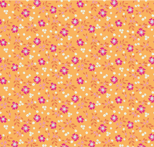 Vibrance Abloom Marmalade Yardage