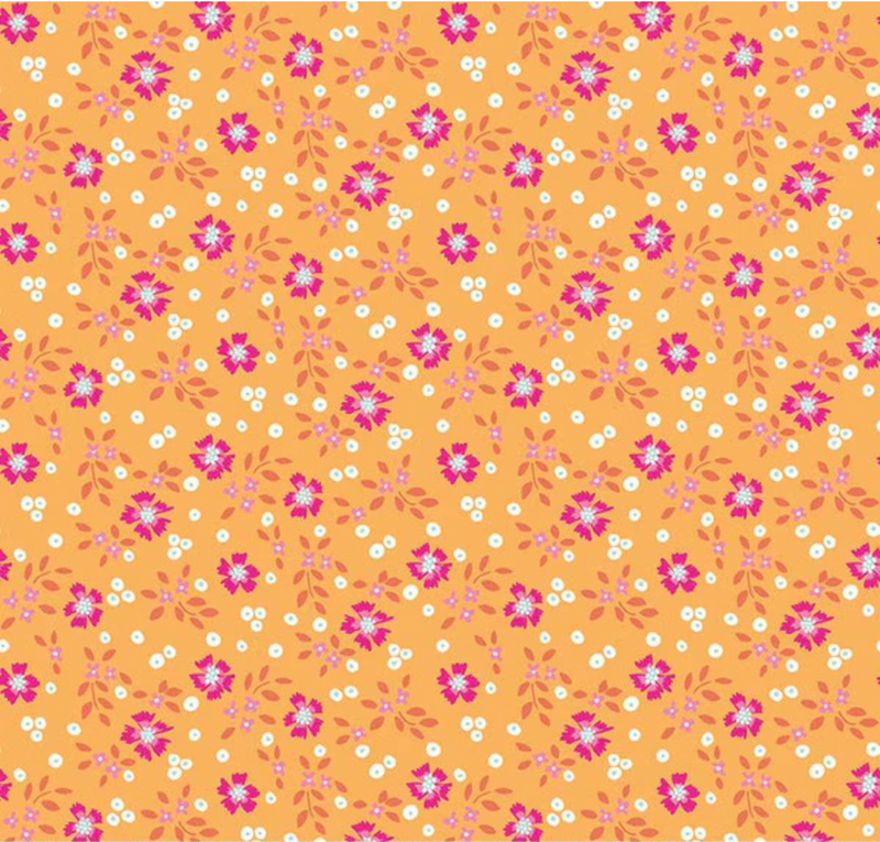Vibrance Abloom Marmalade Yardage