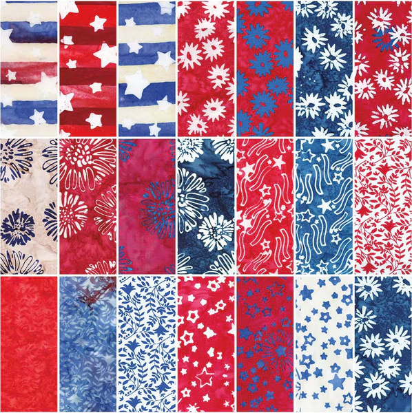 Expressions Batiks Let Freedom Reign 10” Stacker
