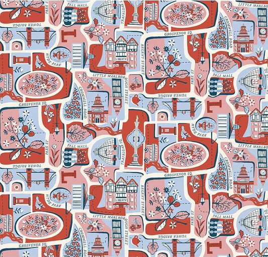 London Bouquet Charming City B Yardage