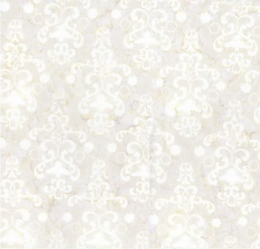 Batiks Hand Dyes Watercolor Daisies Shortbread Yardage