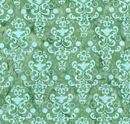 Batiks Hand Dyes Watercolor Daisies Winter Mint Yardage