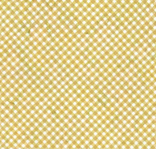 Batiks Hand Dyes Watercolor Daisies Butterscotch Yardage