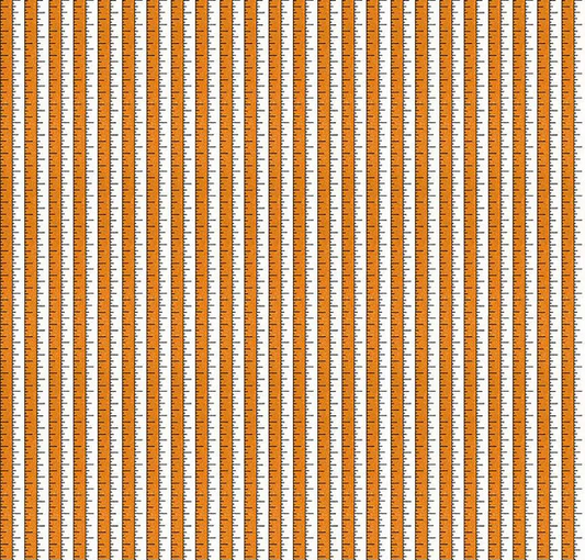 Costume Maker's Act II Tape Measure Orange Yardage