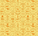 Costume Maker's Act II Ticket Grid Yellow Yardage