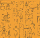 Costume Maker's Act II Costumes Orange Yardage
