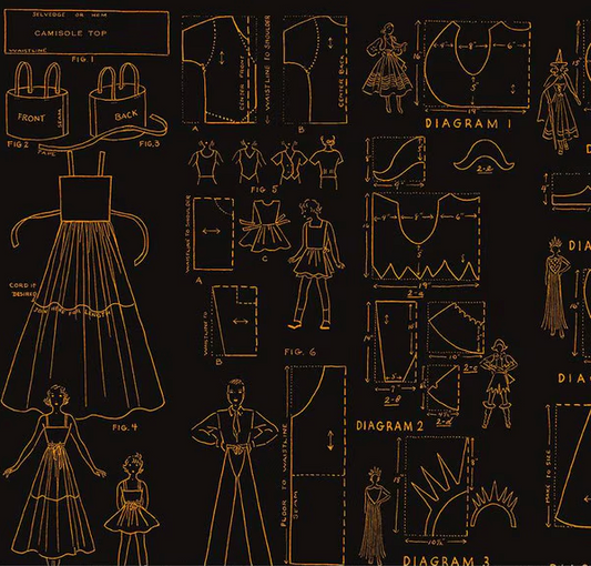Costume Maker's Act II Costumes Black Yardage